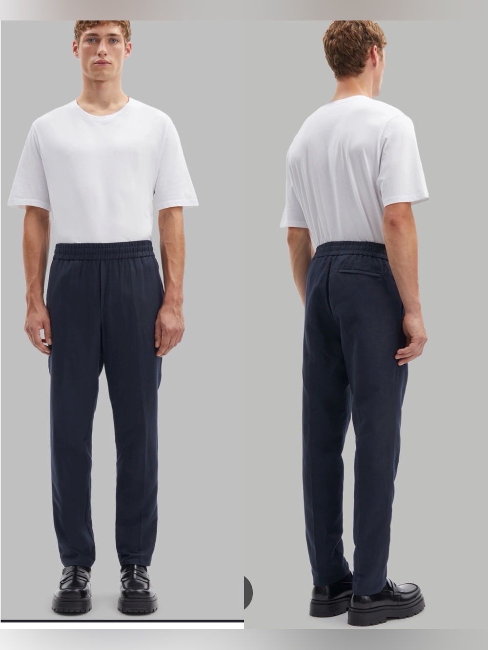 Samsoe Samsoe Jabari Trousers in Salute color Cotton/Lyocell , size M
